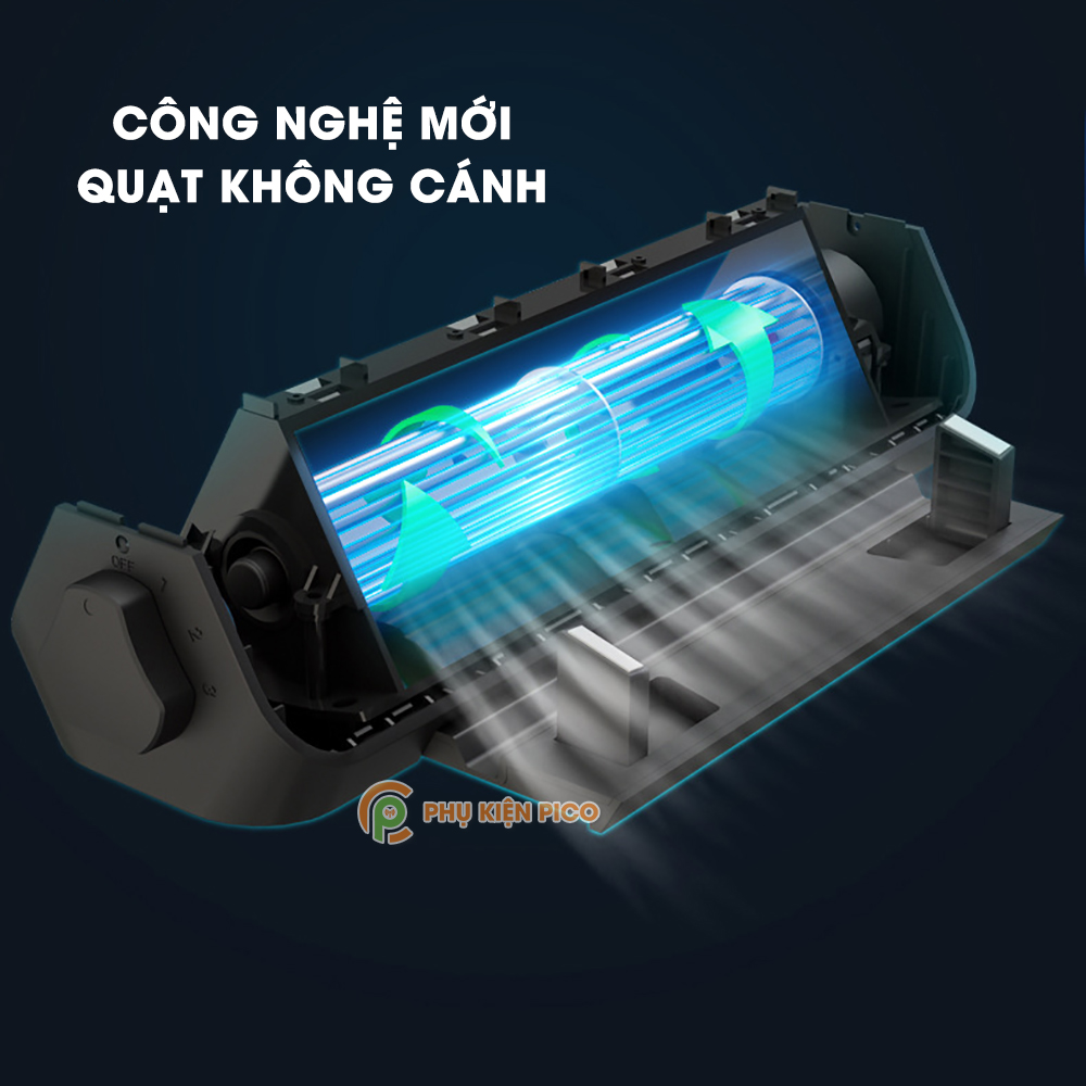 Đế tản nhiệt laptop Gaming - Quạt tản nhiệt Macbook - Giá đỡ laptop Surface Book Pro sức gió mạnh X1