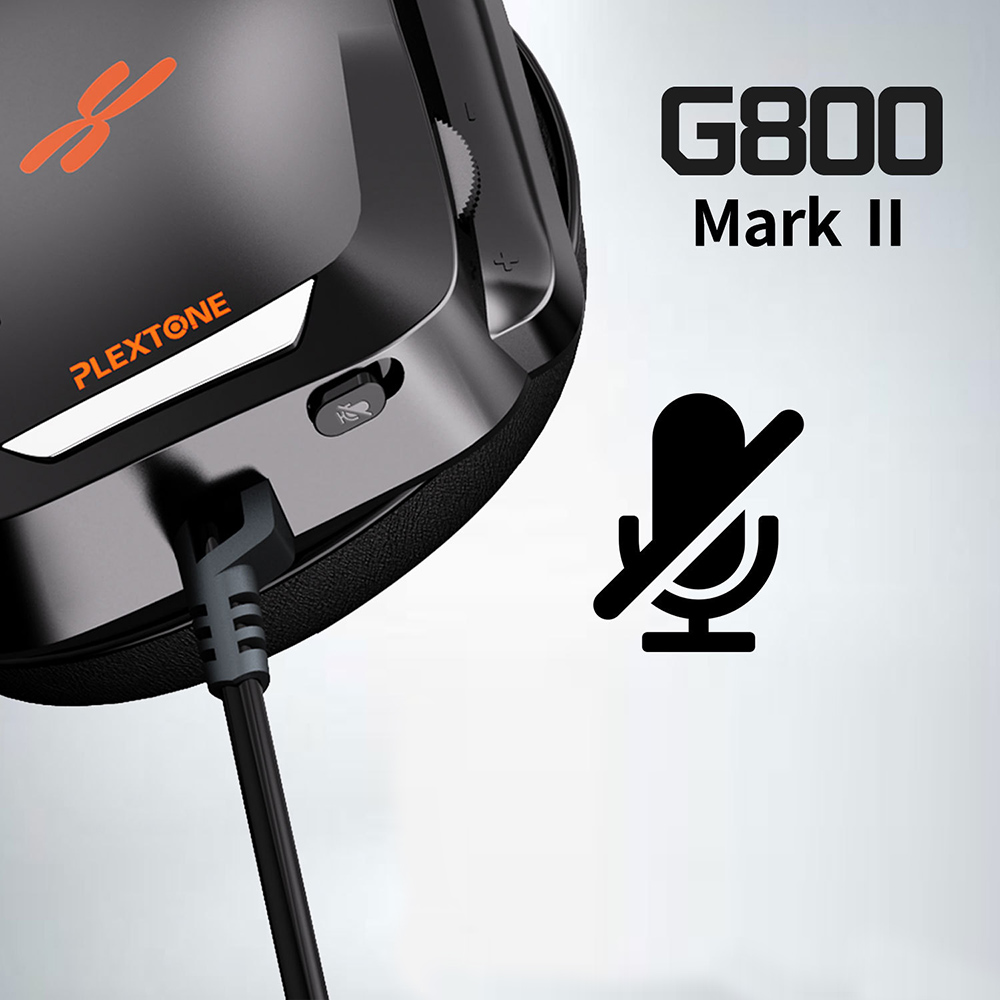 Tai nghe chụp tai PLEXTONE G800 chống ồn - Headphone có mic gaming 3.5mm