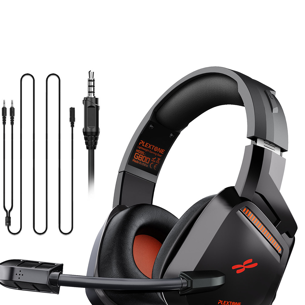Tai nghe chụp tai PLEXTONE G800 chống ồn - Headphone có mic gaming 3.5mm