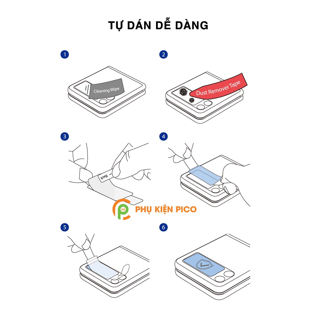 Cường lực camera Samsung Galaxy Z Flip 4 5G độ cứng 9H trong suốt