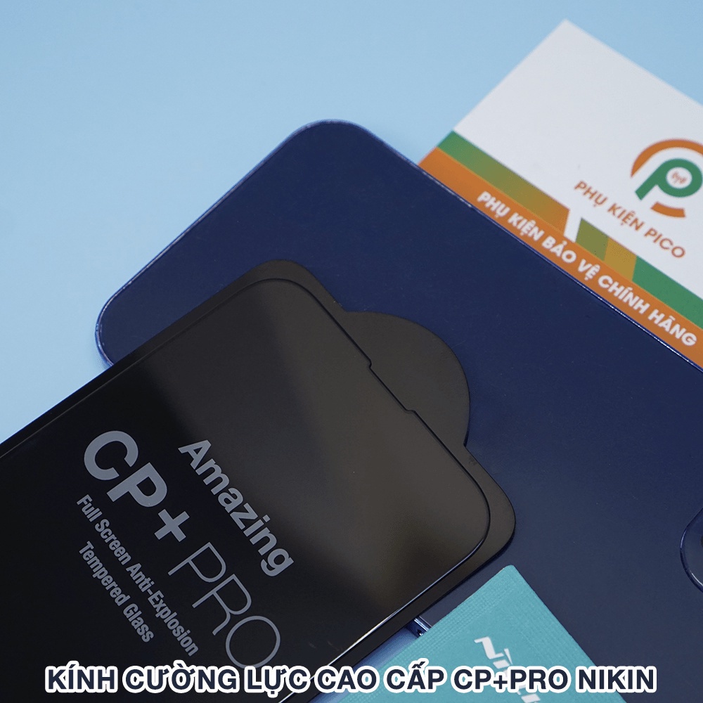 Kính cường lực Iphone 14 full màn chính hãng Nillkin CP+ Pro viền đen siêu mỏng