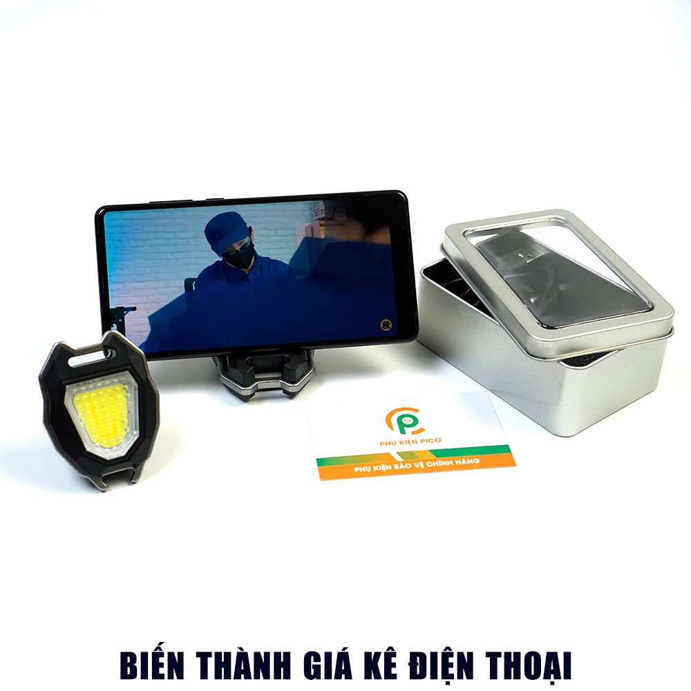 Đèn Led cod mini siêu sáng 5in1 Led Pro Max đa năng có bật lửa Pin sạc USB - Bật lửa Móc Khóa đèn pin mini led đa năng