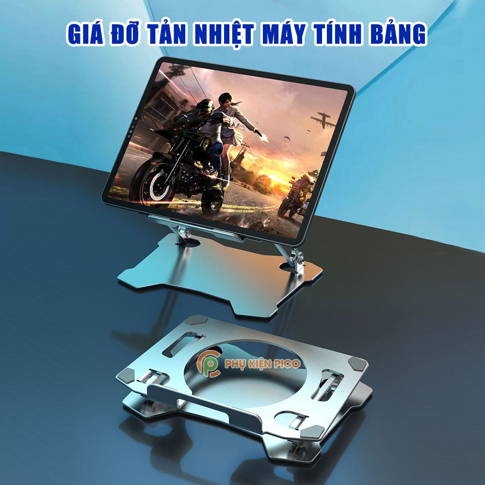 Quạt tản nhiệt máy tính bảng hỗ trợ ipad công nghệ sò lạnh siêu tản cỡ lớn X42 - Tản nhiệt Samsung tab surface