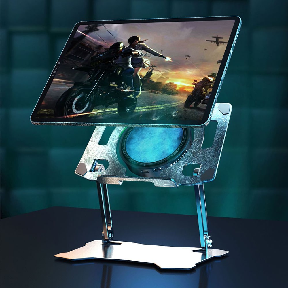 Giá đỡ quạt tản nhiệt máy tính bảng hỗ trợ ipad công nghệ sò lạnh siêu tản cỡ lớn X42