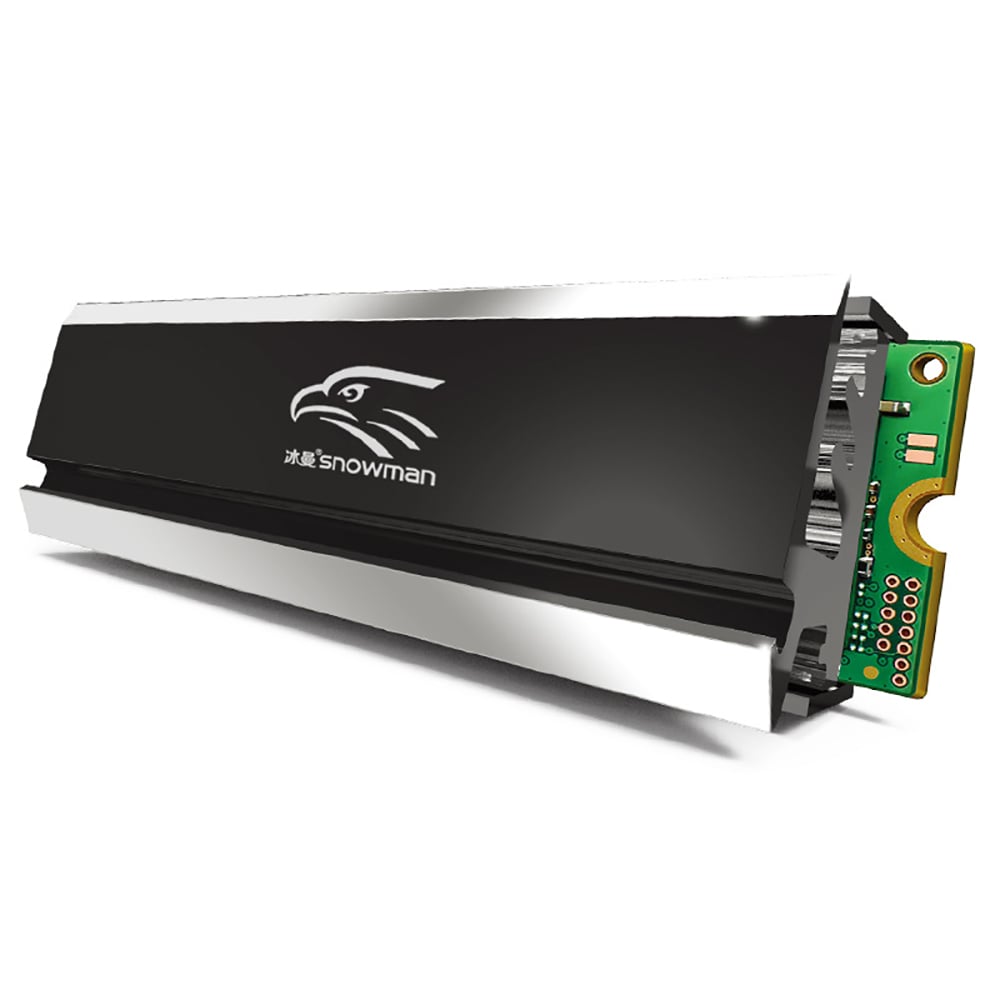 Ốp tản nhiệt SSD M2 tản nhiệt ssd m2 nvme M.2 2280 cao cấp Snowman Pro
