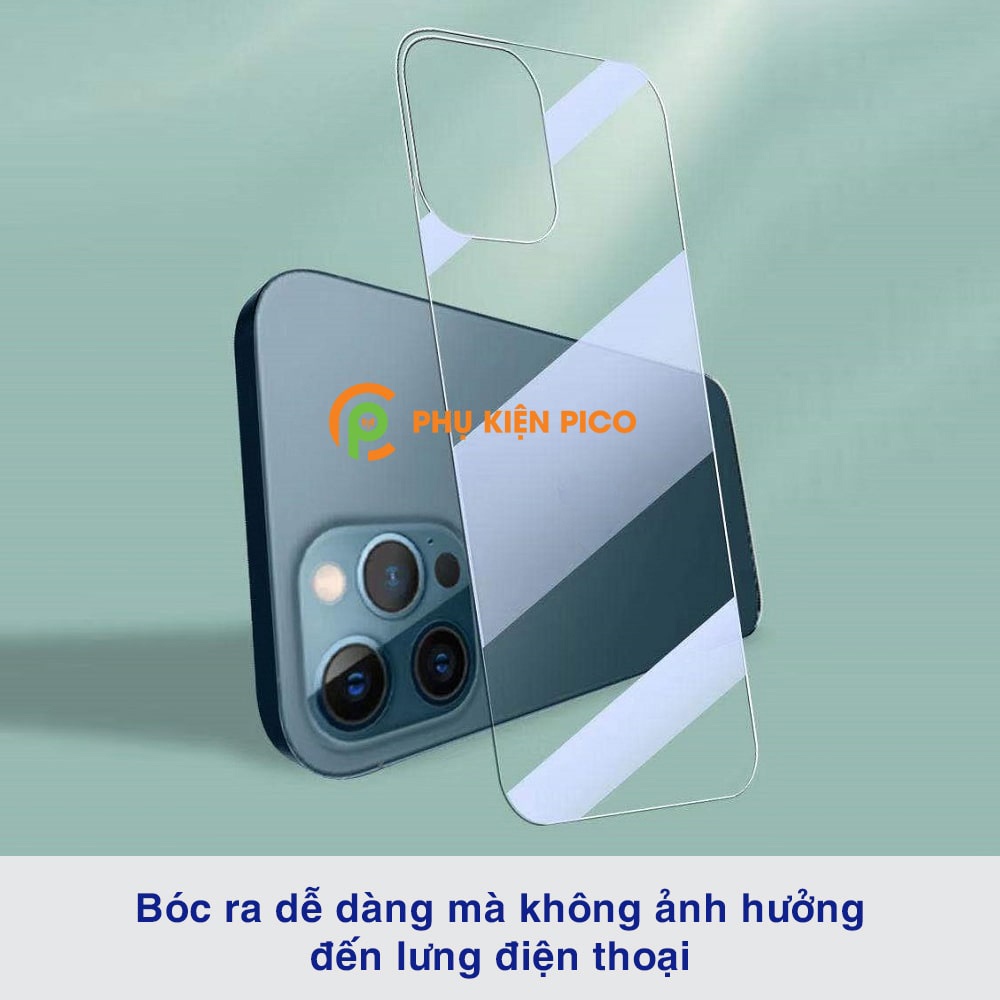 Kính cường lực lưng Iphone 14 Pro trong suốt full mặt lưng độ cứng 9H