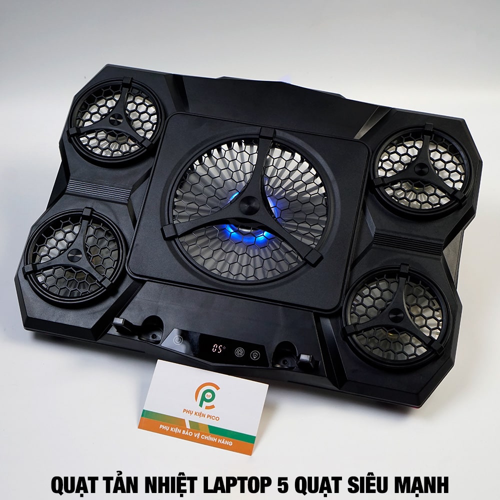 Quạt tản nhiệt laptop máy tính Z18 - Đế tản nhiệt laptop 17 inch - Giá đỡ Surface book pro