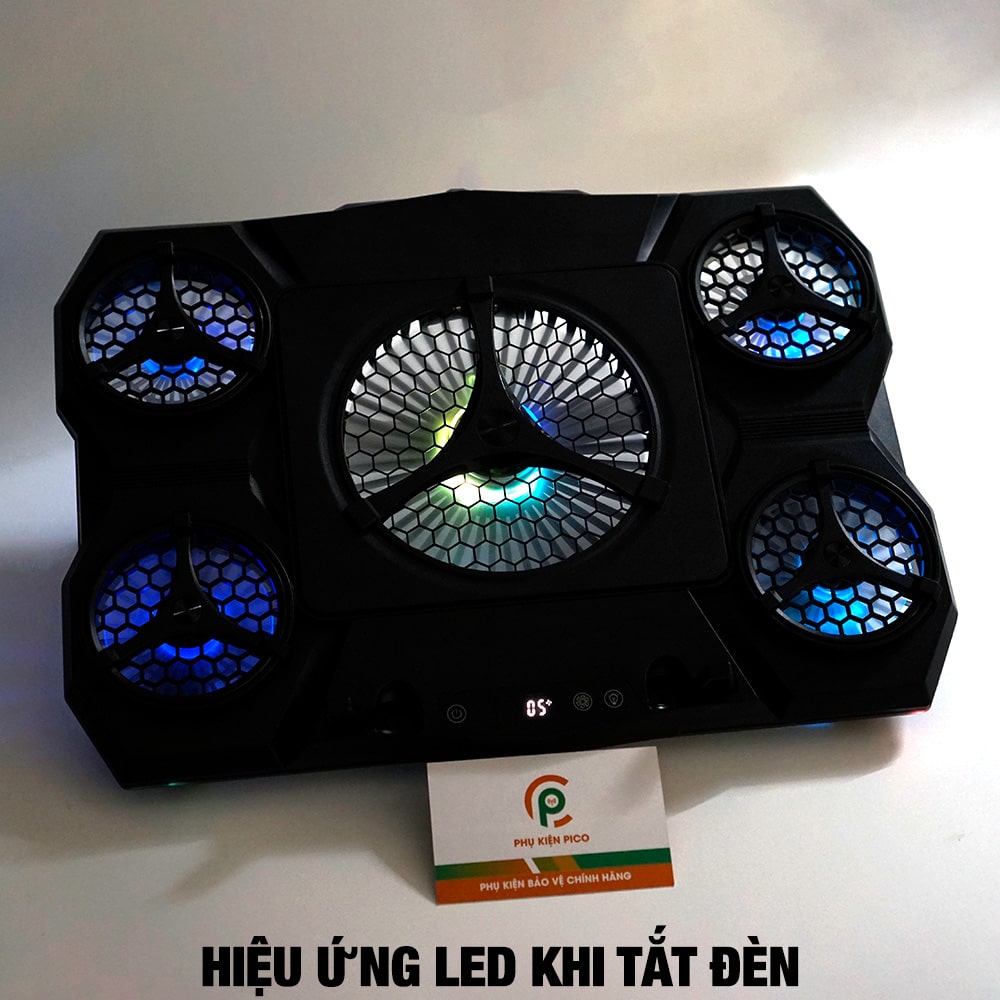 Quạt tản nhiệt laptop máy tính Z18 - Đế tản nhiệt laptop 17 inch - Giá đỡ Surface book pro