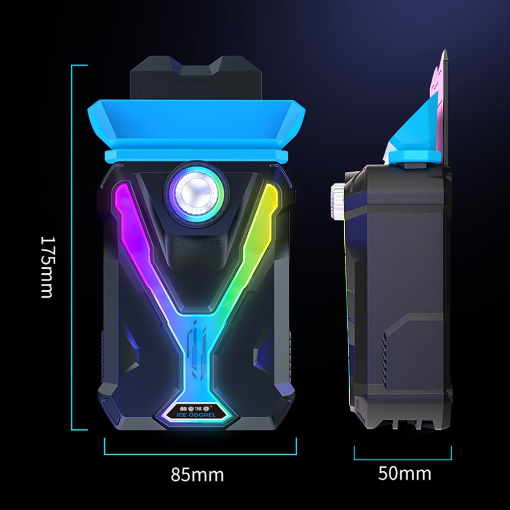 Quạt hút gió tản nhiệt laptop Cool Cooler - Quạt tản nhiệt máy tính xách tay Cooler Cold Ice Troll V6 Pro làm mát cực mạnh