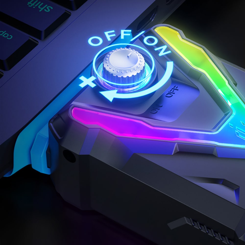 Quạt hút gió tản nhiệt laptop Cool Cooler - Quạt tản nhiệt máy tính xách tay Cooler Cold Ice Troll V6 Pro làm mát cực mạnh