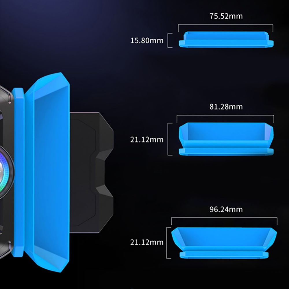 Quạt hút gió tản nhiệt laptop Cool Cooler - Quạt tản nhiệt máy tính xách tay Cooler Cold Ice Troll V6 Pro làm mát cực mạnh