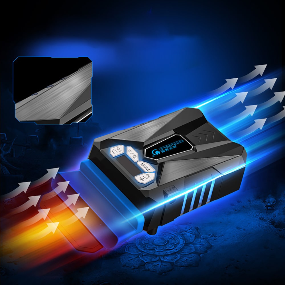 Quạt hút gió tản nhiệt laptop Coolcold - Quạt tản nhiệt máy tính xách tay Cool Cold Ice Troll V5 làm mát cực mạnh
