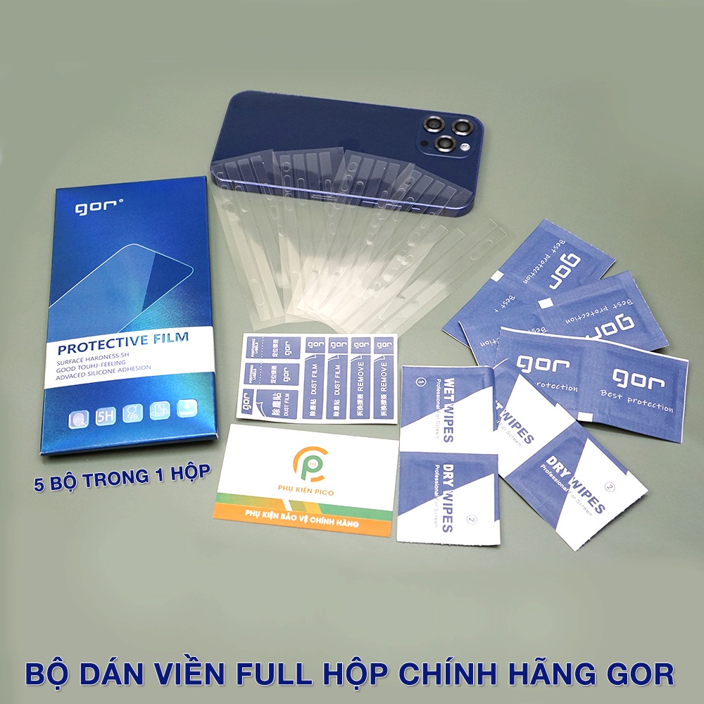 Dán viền Iphone 14 dẻo trong suốt PPF tự phục hồi vết xước chính hãng GOR