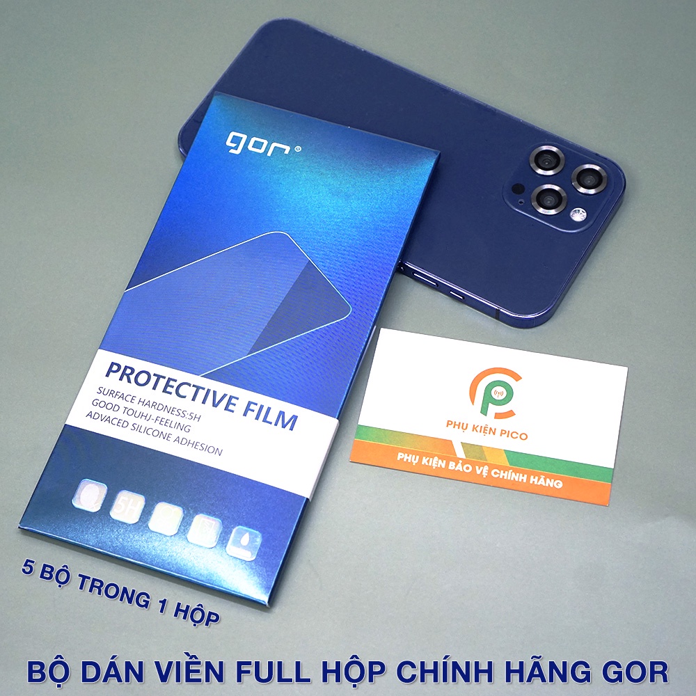Dán viền Iphone 14 dẻo trong suốt PPF tự phục hồi vết xước chính hãng GOR