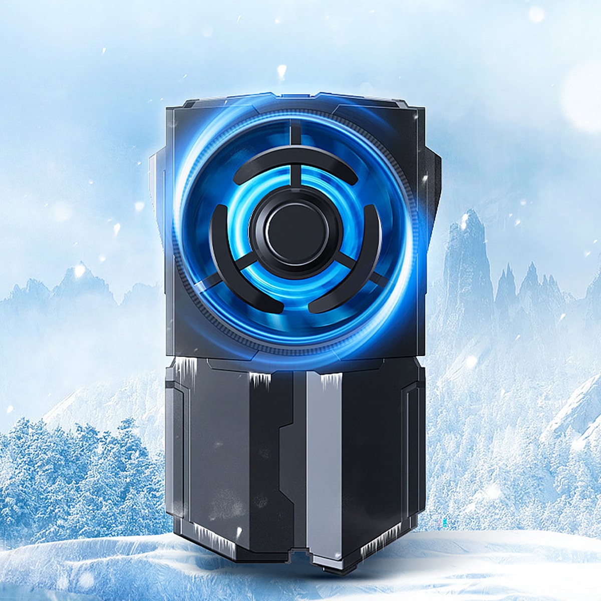 Quạt tản nhiệt điện thoại Memo DLA5 sò lạnh có Pin led RGB quạt tản nhiệt pin không dây