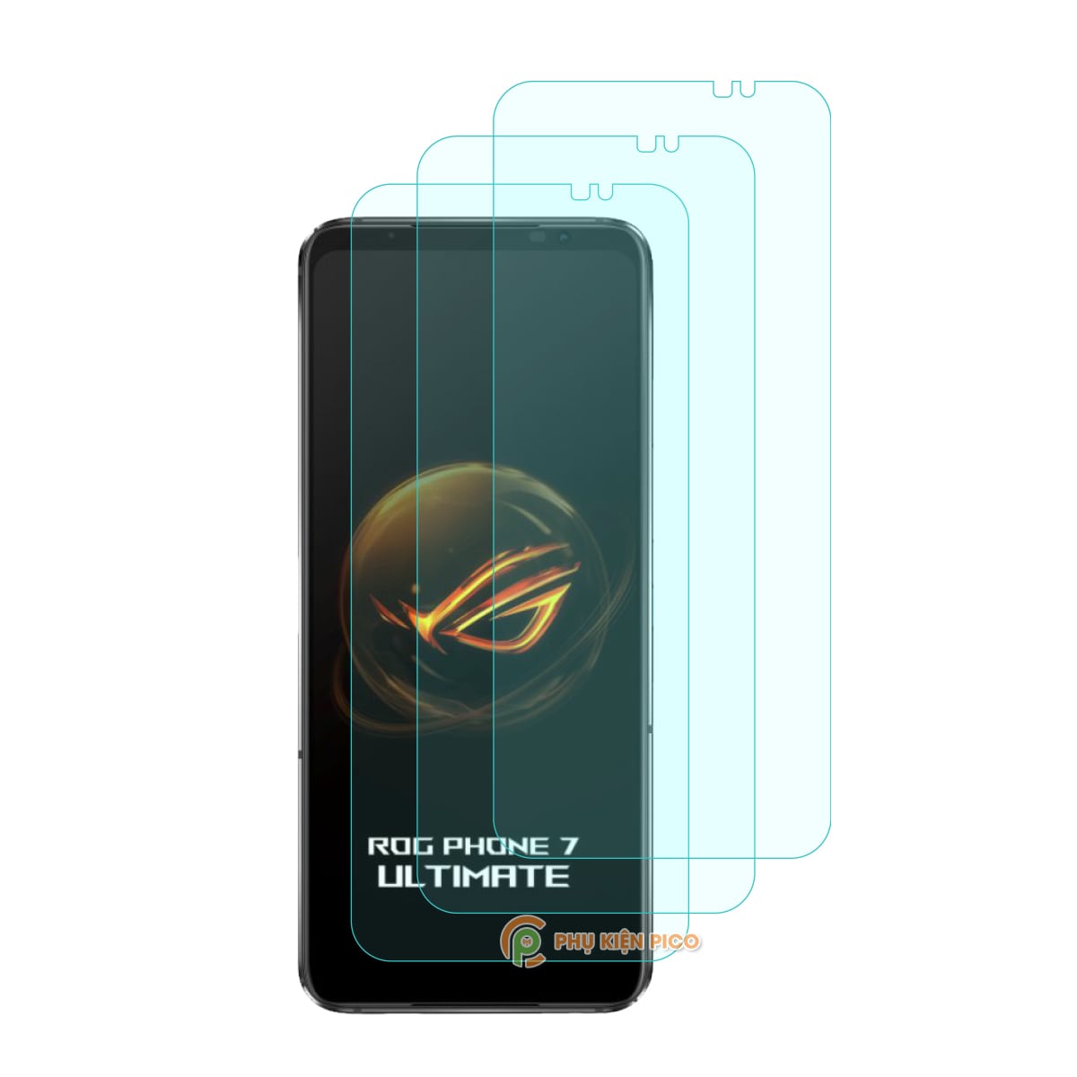 Kính cường lực Asus Rog Phone 7 Ultimate full màn hình chính hãng Gor phủ nano