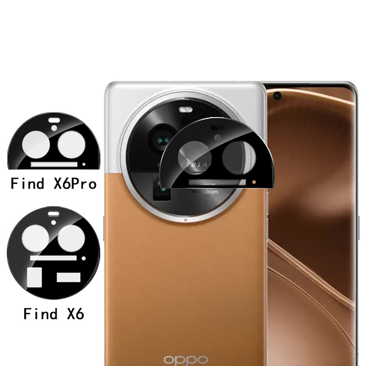 Dán camera Find X6 Pro thấu kính nổi 3D - Cường lực camera Oppo Find X6 Pro độ cứng 9H trong suốt