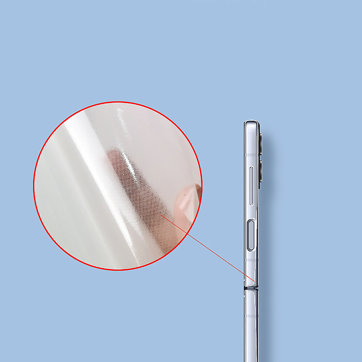 Dán viền Find N2 Flip - Dán bảo vệ khung viền Oppo Find N2 Flip PPF cao cấp dẻo - 2 Bộ