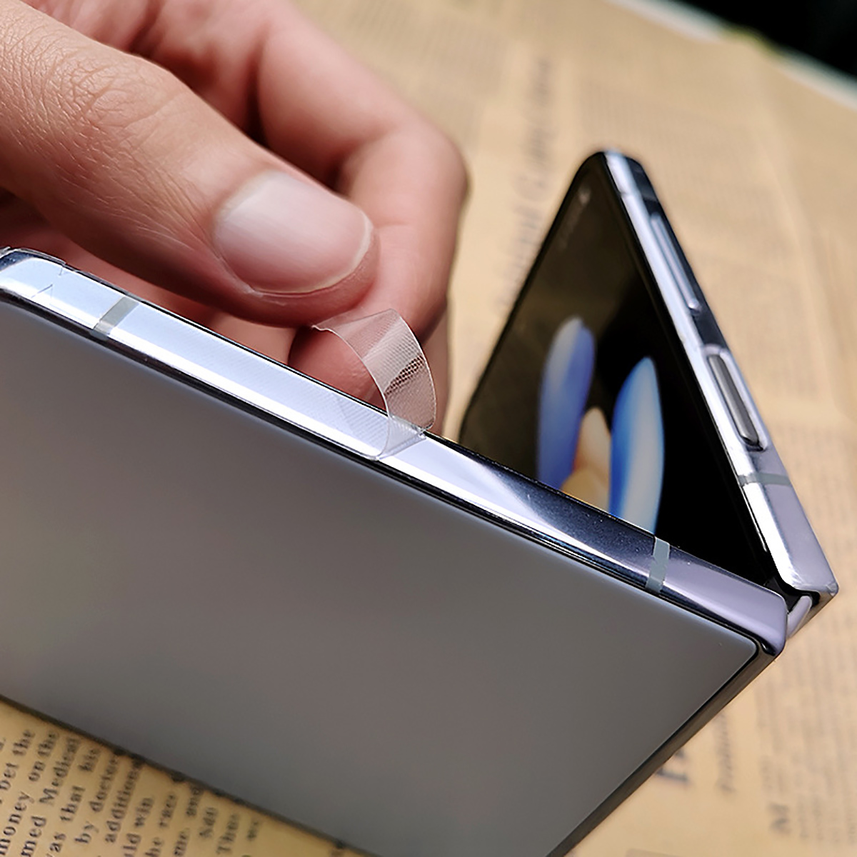 Dán viền Find N2 Flip - Dán bảo vệ khung viền Oppo Find N2 Flip PPF cao cấp dẻo - 2 Bộ