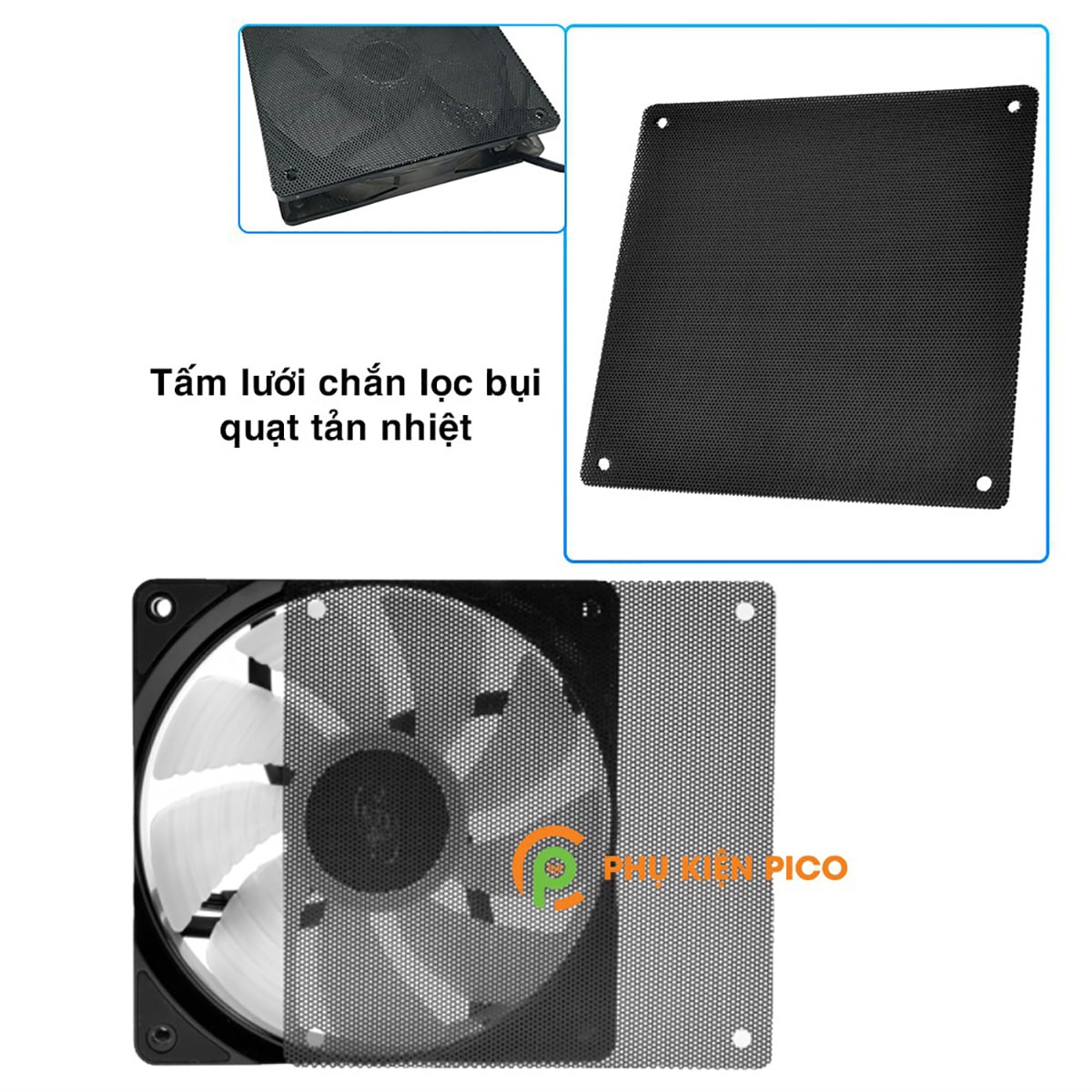 Tấm lưới chắn lọc bụi case máy tính quạt tản nhiệt 50x50 50x100cm - Tấm lưới chống bụi tự cắt