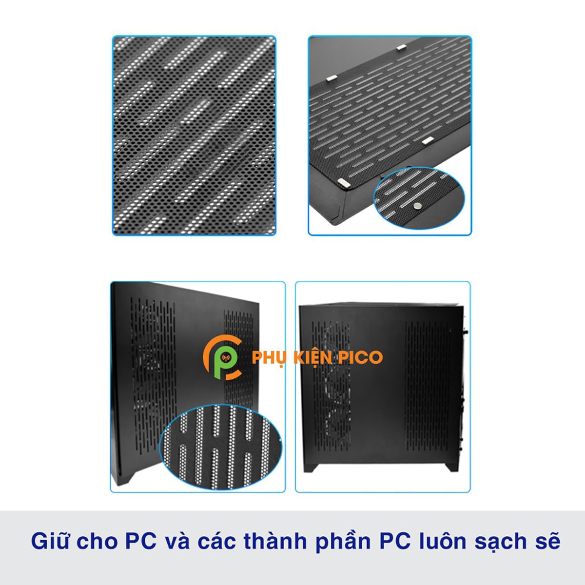 Tấm lưới chắn lọc bụi case máy tính quạt tản nhiệt 50x50 50x100cm - Tấm lưới chống bụi tự cắt