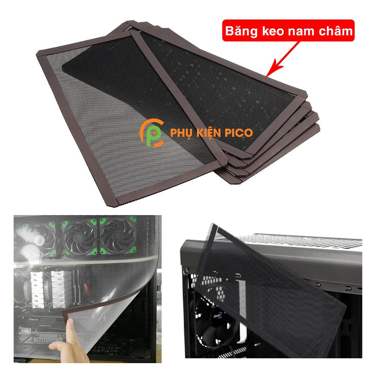 Tấm lưới chắn lọc bụi case máy tính quạt tản nhiệt 50x50 50x100cm - Tấm lưới chống bụi tự cắt