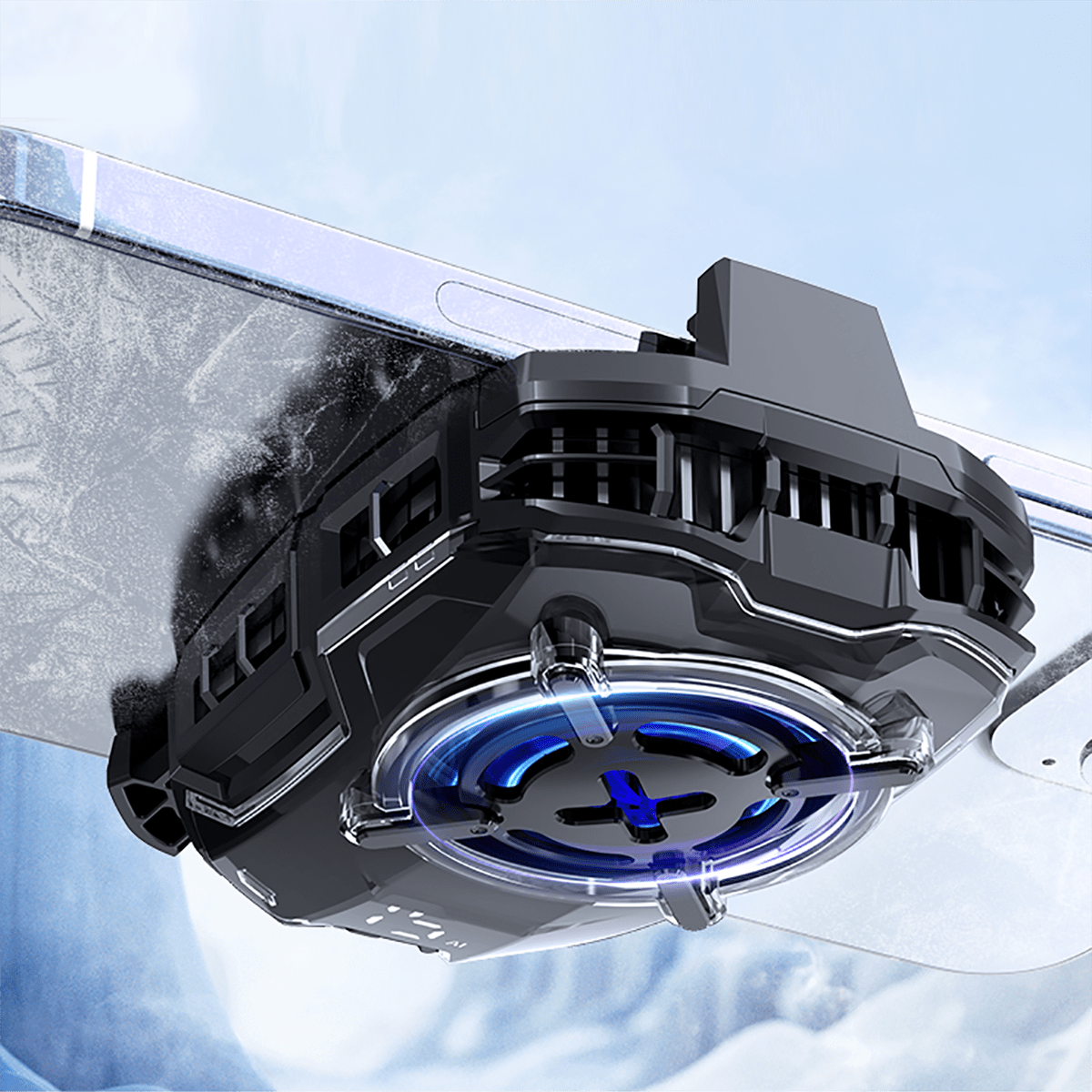 Quạt tản nhiệt điện thoại Memo DL16 sò lạnh AI màn hình hiển thị nhiệt độ bản nâng cấp của Memo DL05