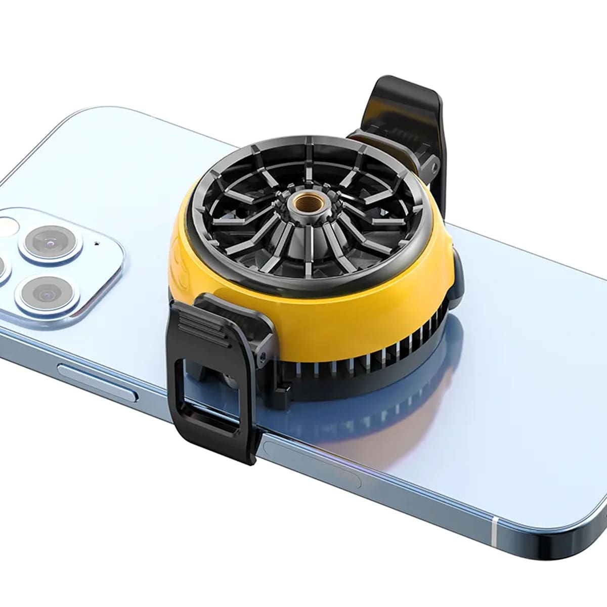 Quạt tản nhiệt điện thoại Memo DLA6 sò lạnh từ tính Led RGB có ngàm hỗ trợ Livestream