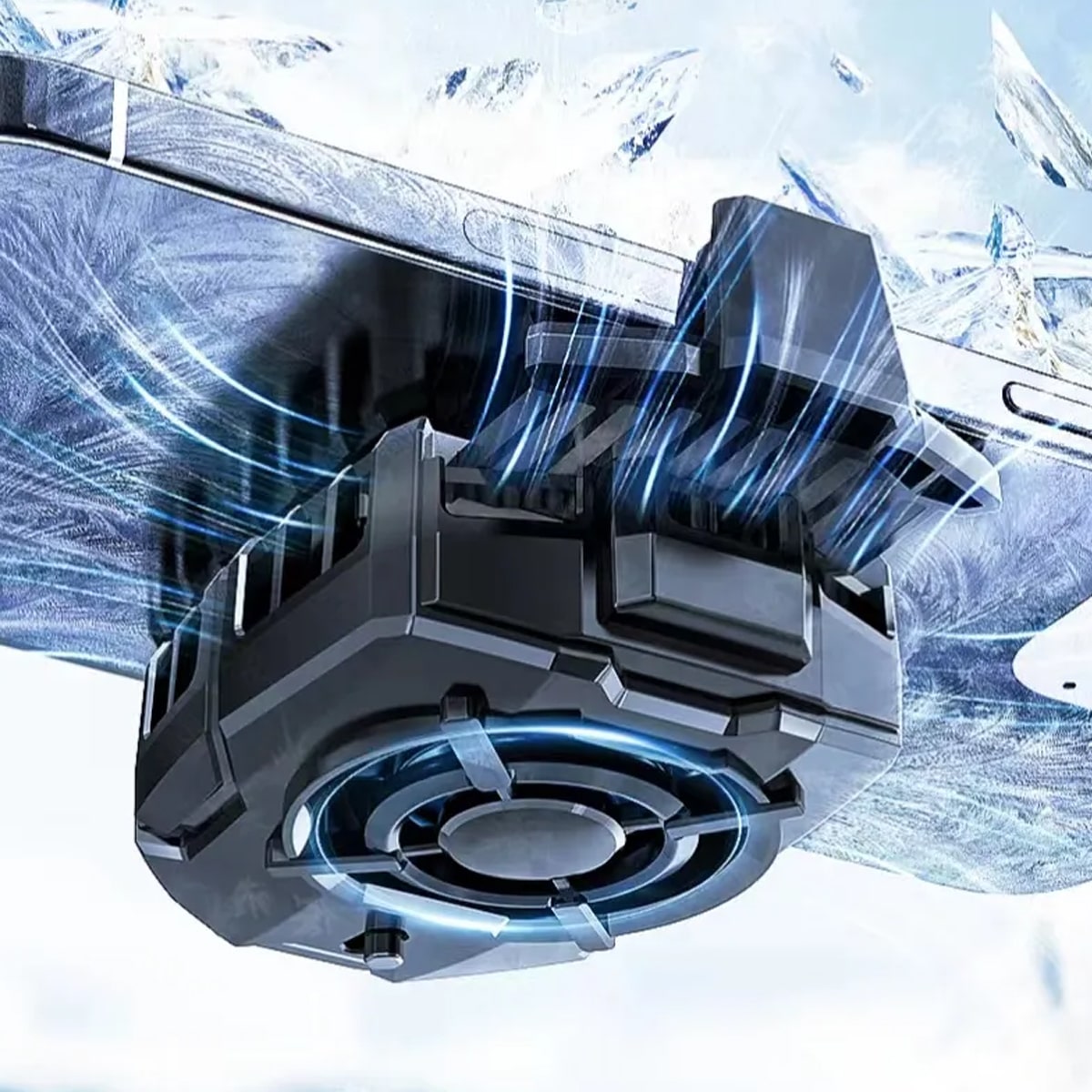 Quạt tản nhiệt điện thoại Memo DLA7 sò lạnh led RGB Gaming