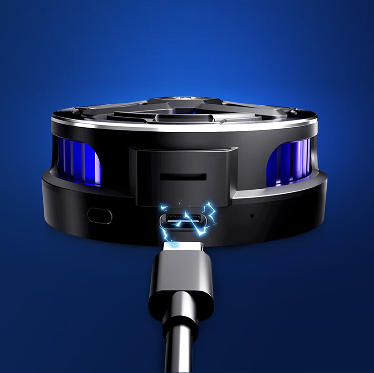 Quạt tản nhiệt điện thoại sò lạnh từ tính SL05 có sạc không dây màn hình hiển thị nhiệt độ Led RGB 2023