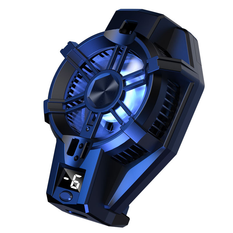 Quạt tản nhiệt điện thoại sò lạnh chạy Pin X29 - Quạt tản nhiệt không dây X29 pin sạc màn hình hiển thị nhiệt độ Led RGB