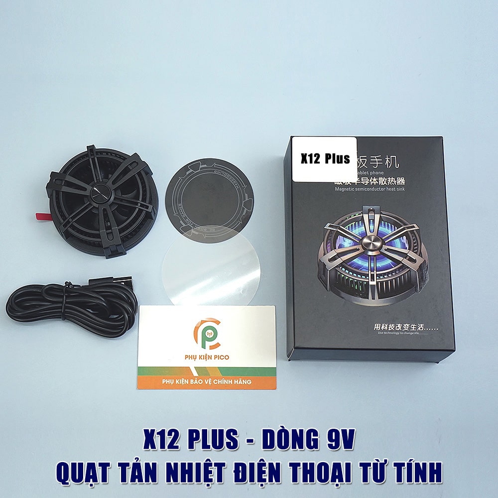 Quạt tản nhiệt máy chơi game Steam Deck Nintendo Switch sò lạnh từ tính X12 Plus