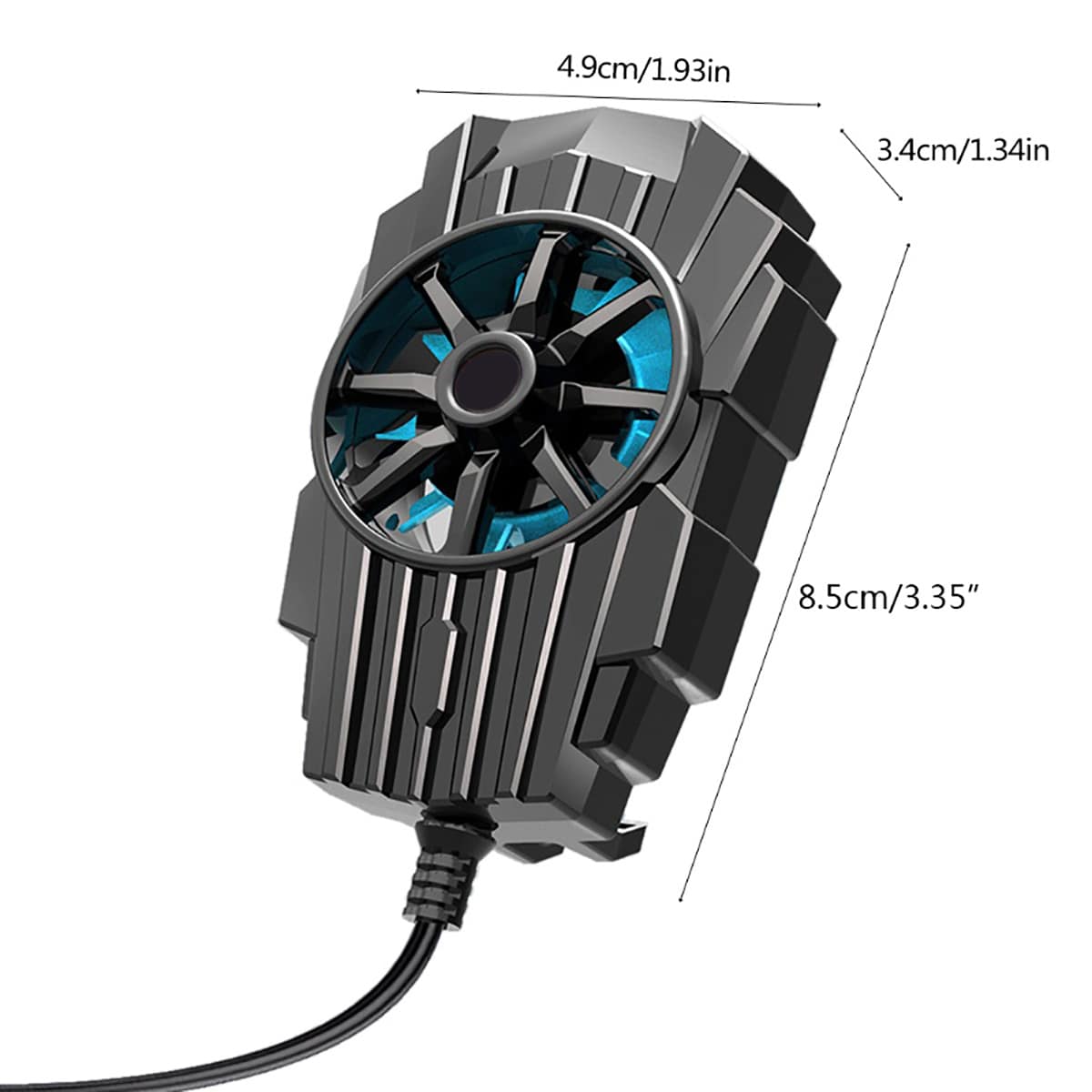 Quạt tản nhiệt điện thoại G6 quạt siêu rẻ - Quạt gió làm mát nhanh sạc trực tiếp chơi game pubg freefire liên quân mobile