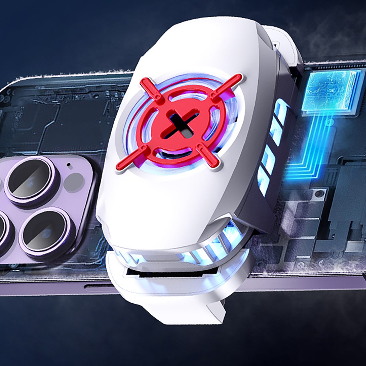 Quạt tản nhiệt điện thoại sò lạnh A01 quạt giá rẻ làm mát tức thì điện thoại chơi game livestream