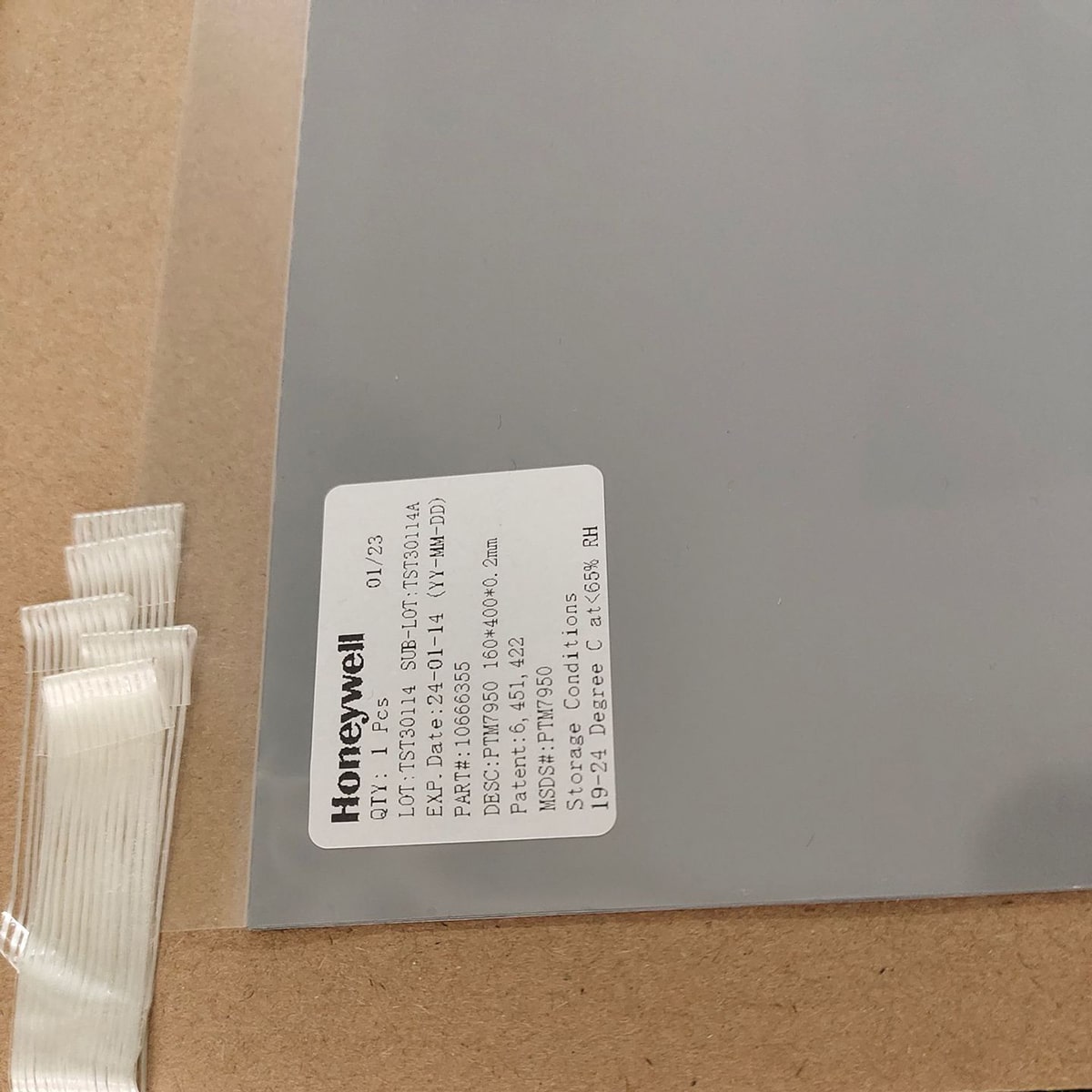 Tấm tản nhiệt CPU GPU Honeywell PTM7950 miếng dán tản nhiệt Honeywell Thermal pad PTM 7950 cho CPU GPU Máy tính, Laptop