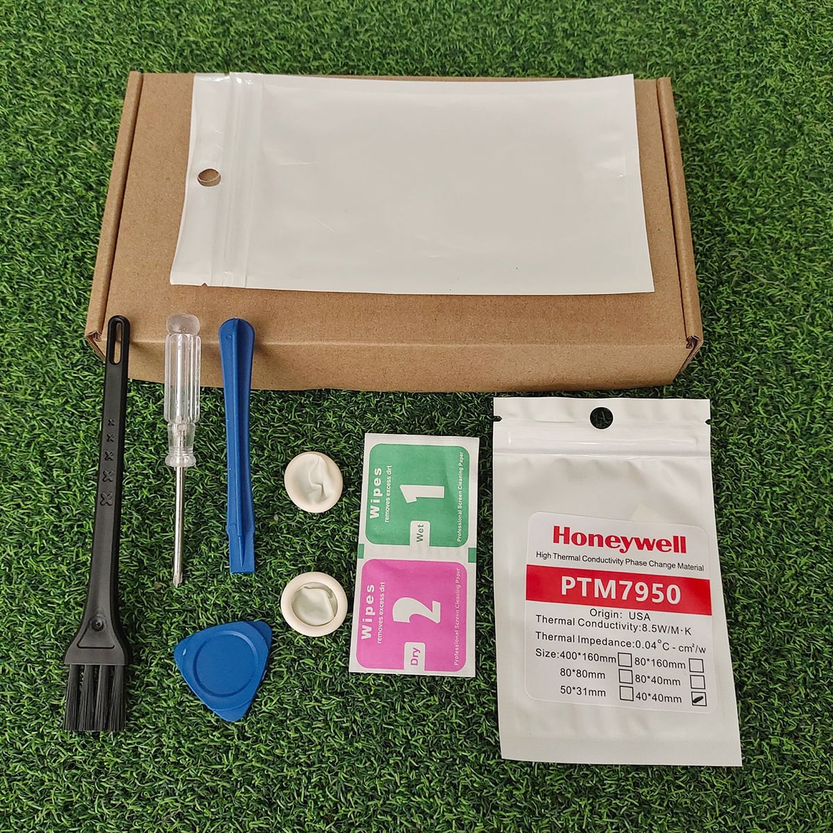 Tấm tản nhiệt CPU GPU Honeywell PTM7950 miếng dán tản nhiệt Honeywell Thermal pad PTM 7950 cho CPU GPU Máy tính, Laptop