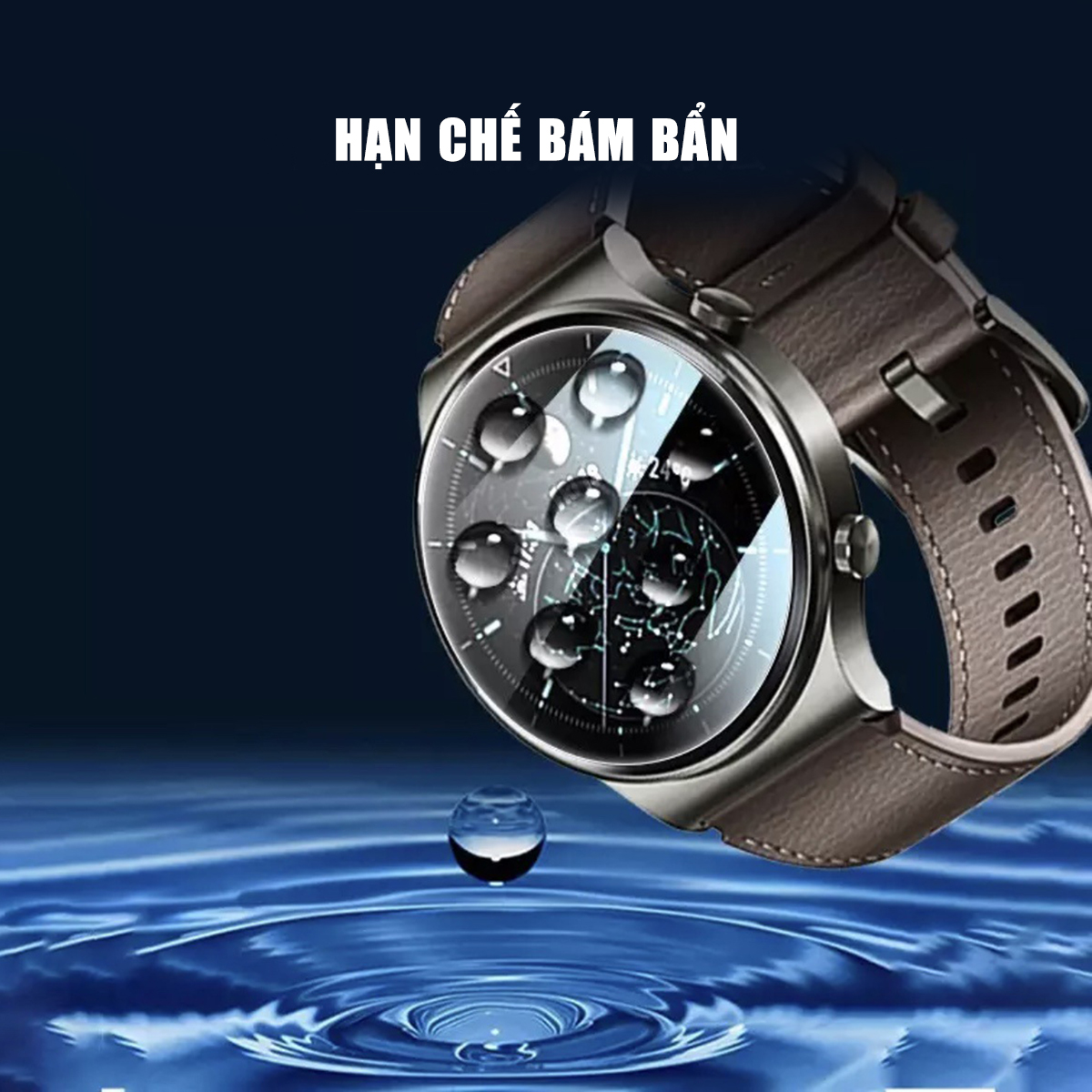 Kính cường lực đồng hồ dùng cho các đồng hồ mặt phẳng hình tròn đường kính 28mm - 42mm full keo chống xước màn hình