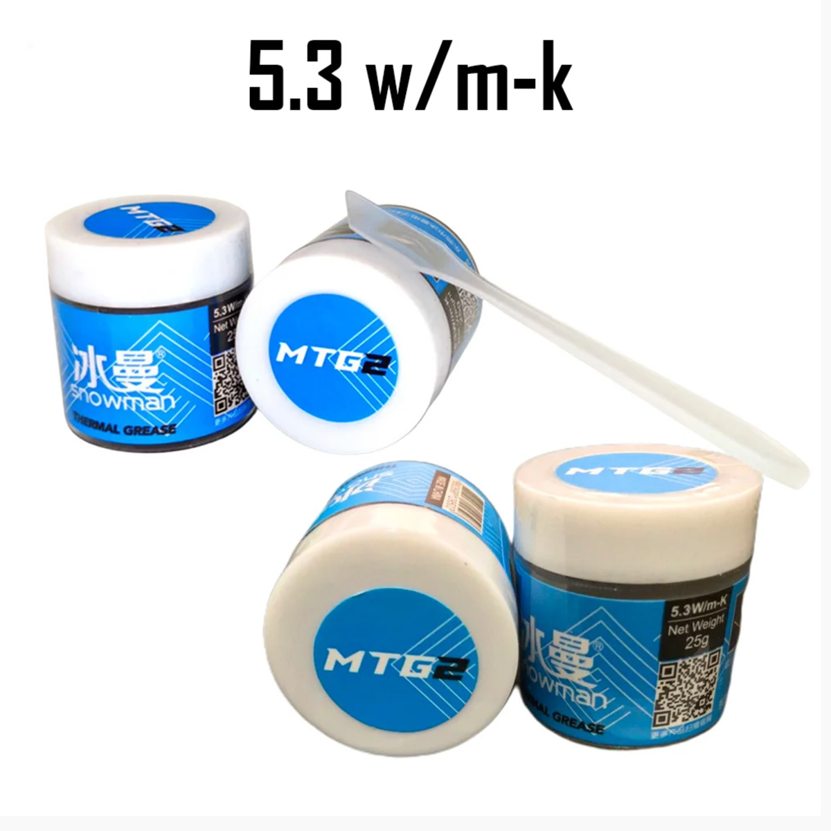 Keo tản nhiệt CPU máy tính VGA MTG2 Snow Man - Kem tản nhiệt PC Laptop Card đồ họa giá rẻ hiệu năng cao Snowman MTG 2