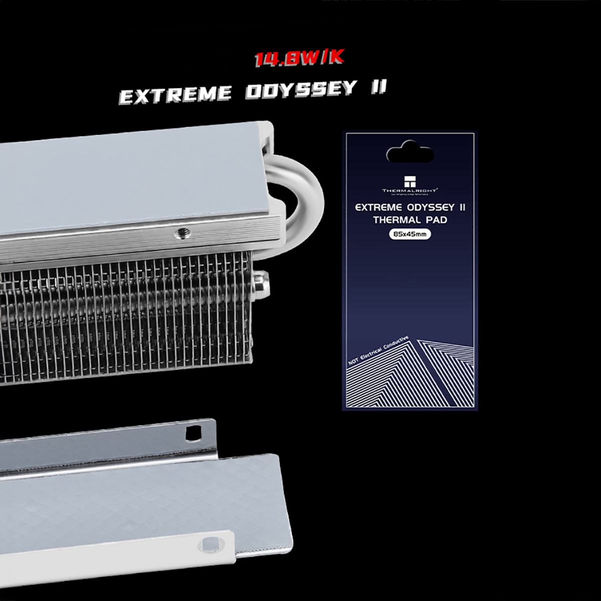 Tản nhiệt SSD M2 Thermalright Pro HR-10 2280 ốp tản nhiệt ổ cứng nvme M.2 Thermalright HR10 bản nâng cấp của HR09