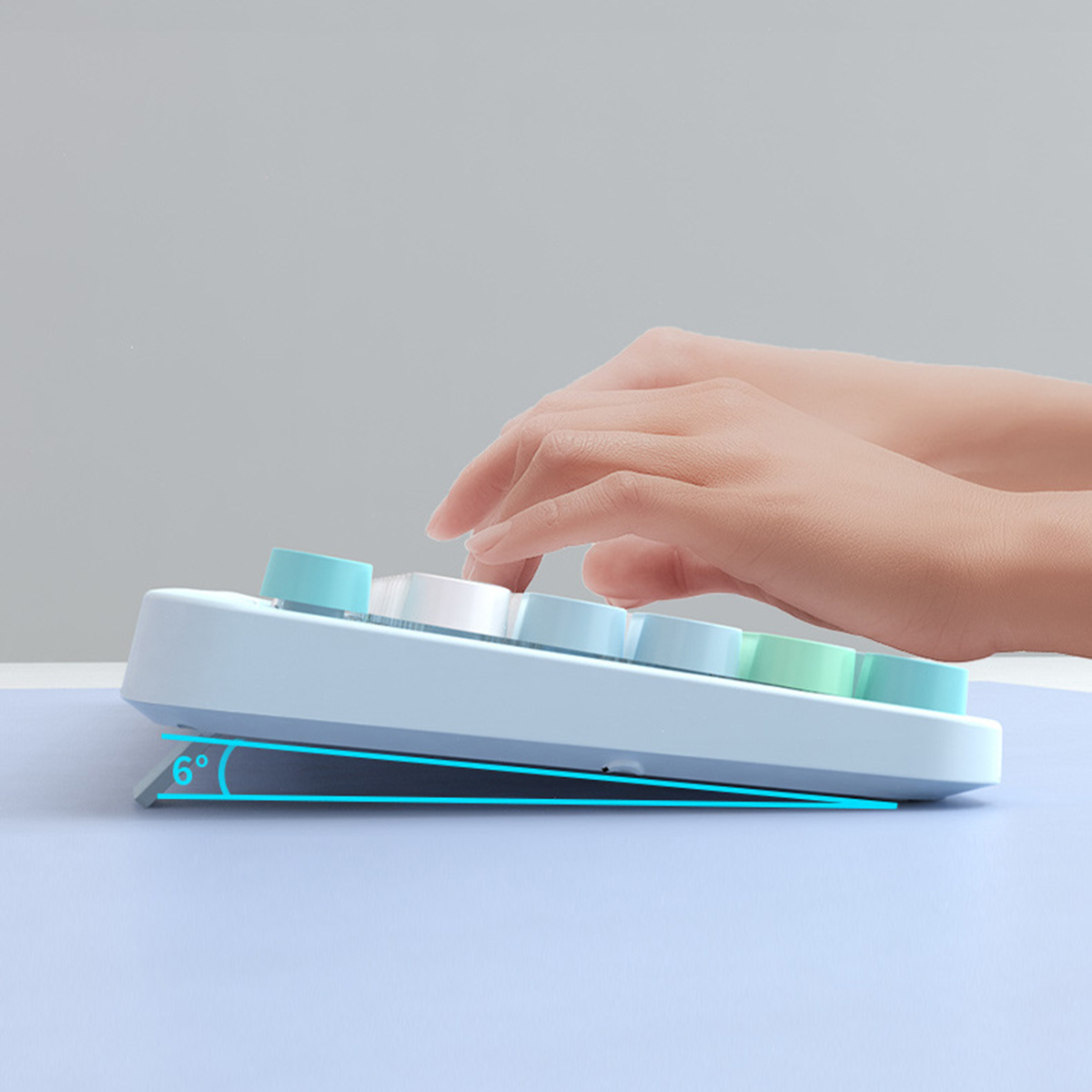 Bộ bàn phím chuột không dây cute Hello Bear - chuột máy tính không dây bàn phím MOFII hồng dễ thương Wireless