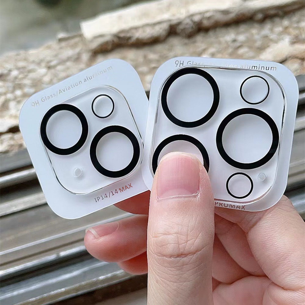 Dán camera Iphone 15 Plus thấu kính nổi 3D - Cường lực camera Iphone 15 Plus độ cứng 9H trong suốt