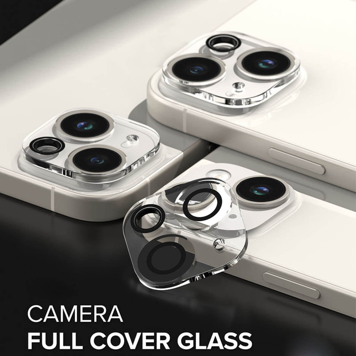 Dán camera Iphone 15 Plus thấu kính nổi 3D - Cường lực camera Iphone 15 Plus độ cứng 9H trong suốt