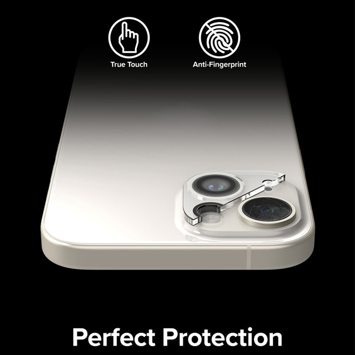 Dán camera Iphone 15 Plus thấu kính nổi 3D - Cường lực camera Iphone 15 Plus độ cứng 9H trong suốt