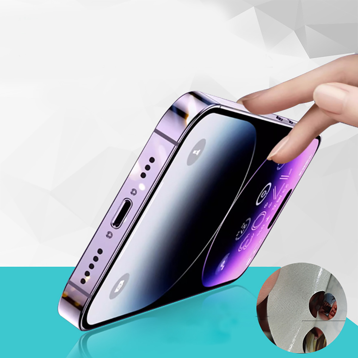 Dán viền Iphone 15 Plus dẻo trong suốt PPF tự phục hồi vết xước - 2 bộ dán dẻo viền Iphone 15 Plus