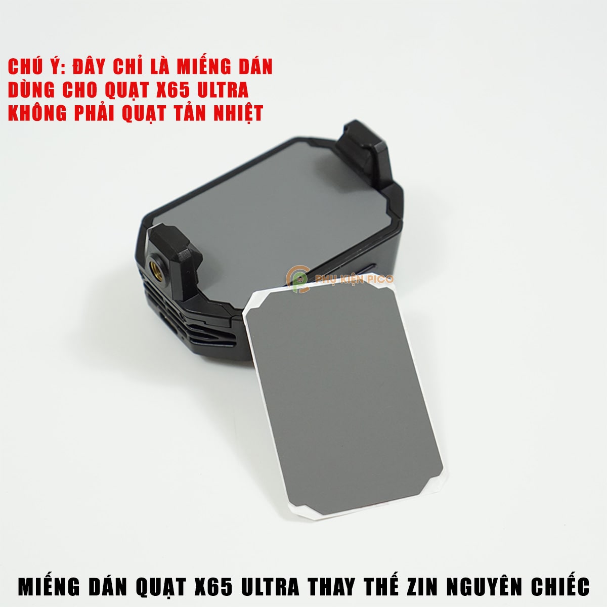 Tấm dán quạt tản nhiệt X65 Ultra Sò lạnh - Miếng dán quạt X65 Ultra thay thế zin nguyên chiếc - Đệm silicon X65 Ultra ngàm kẹp và từ tính