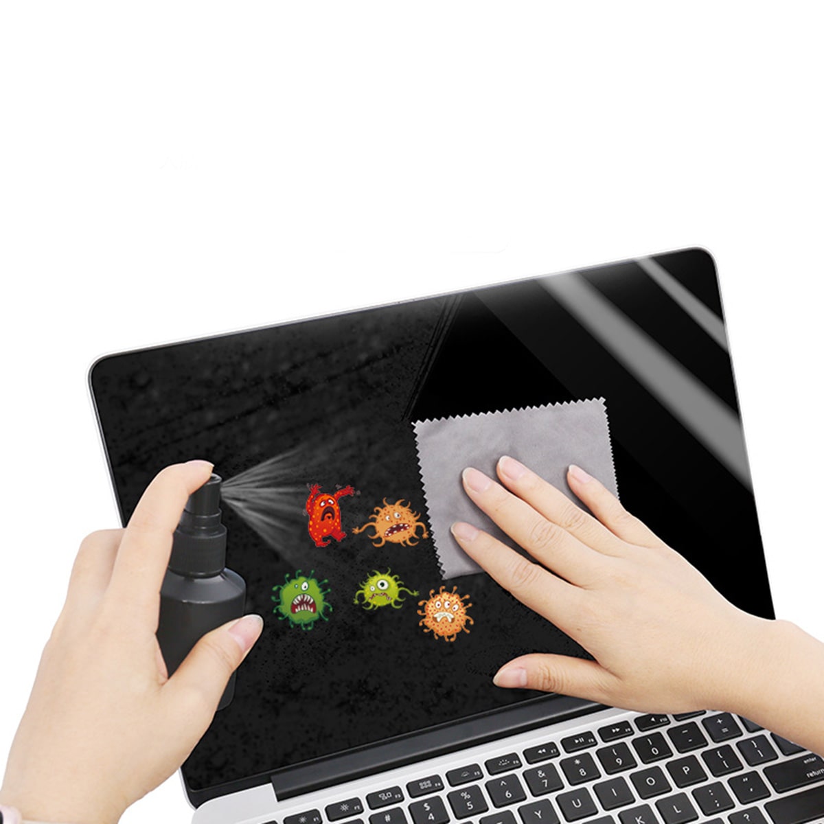 Bộ vệ sinh laptop máy ảnh đa năng 5in1 phụ kiện làm sạch máy tính, laptop Macbook, ipad, máy ảnh, đồng hồ