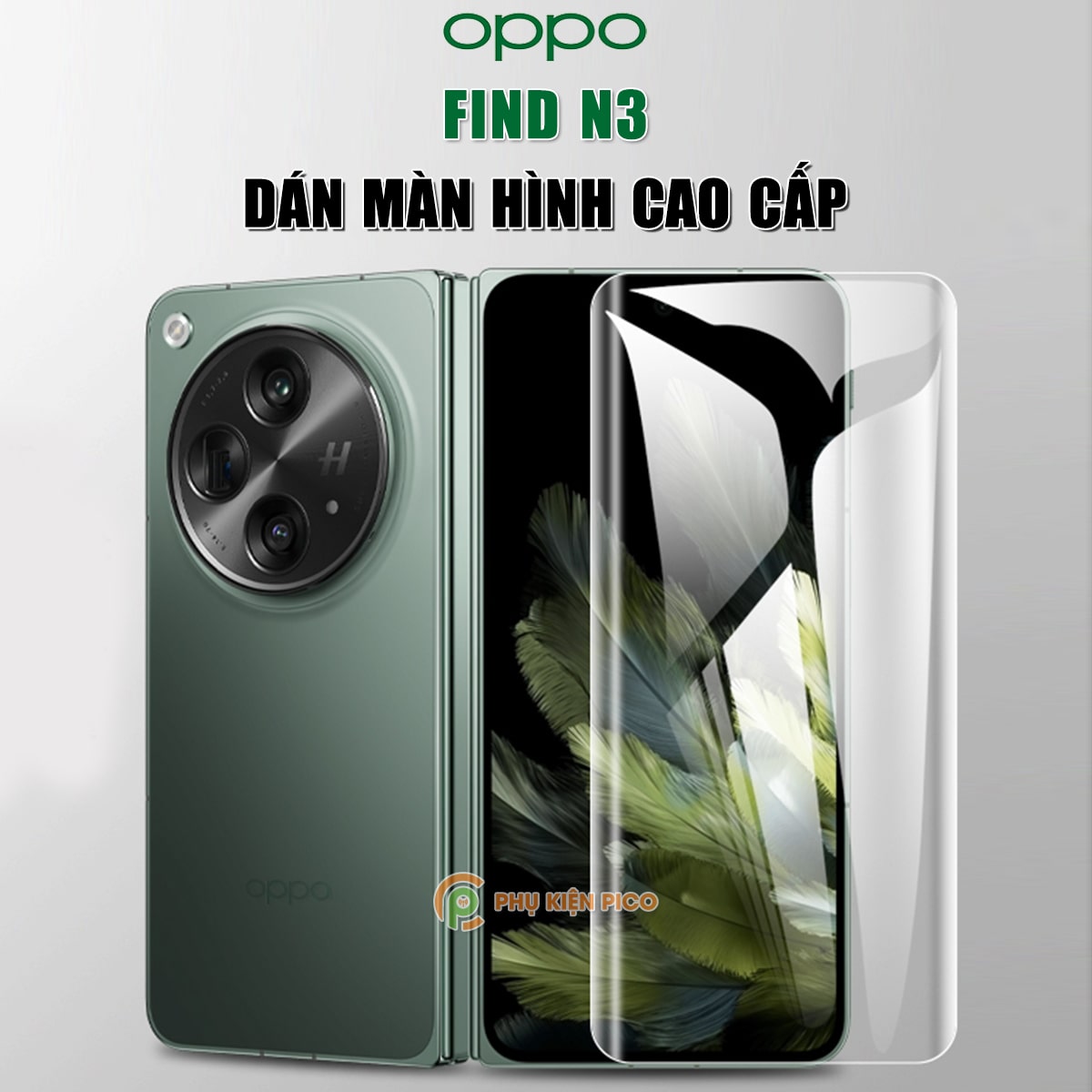 Dán màn hình Find N3 full màn hình phụ dẻo trong suốt PPF cao cấp - Dán màn hình phụ Oppo Find N3