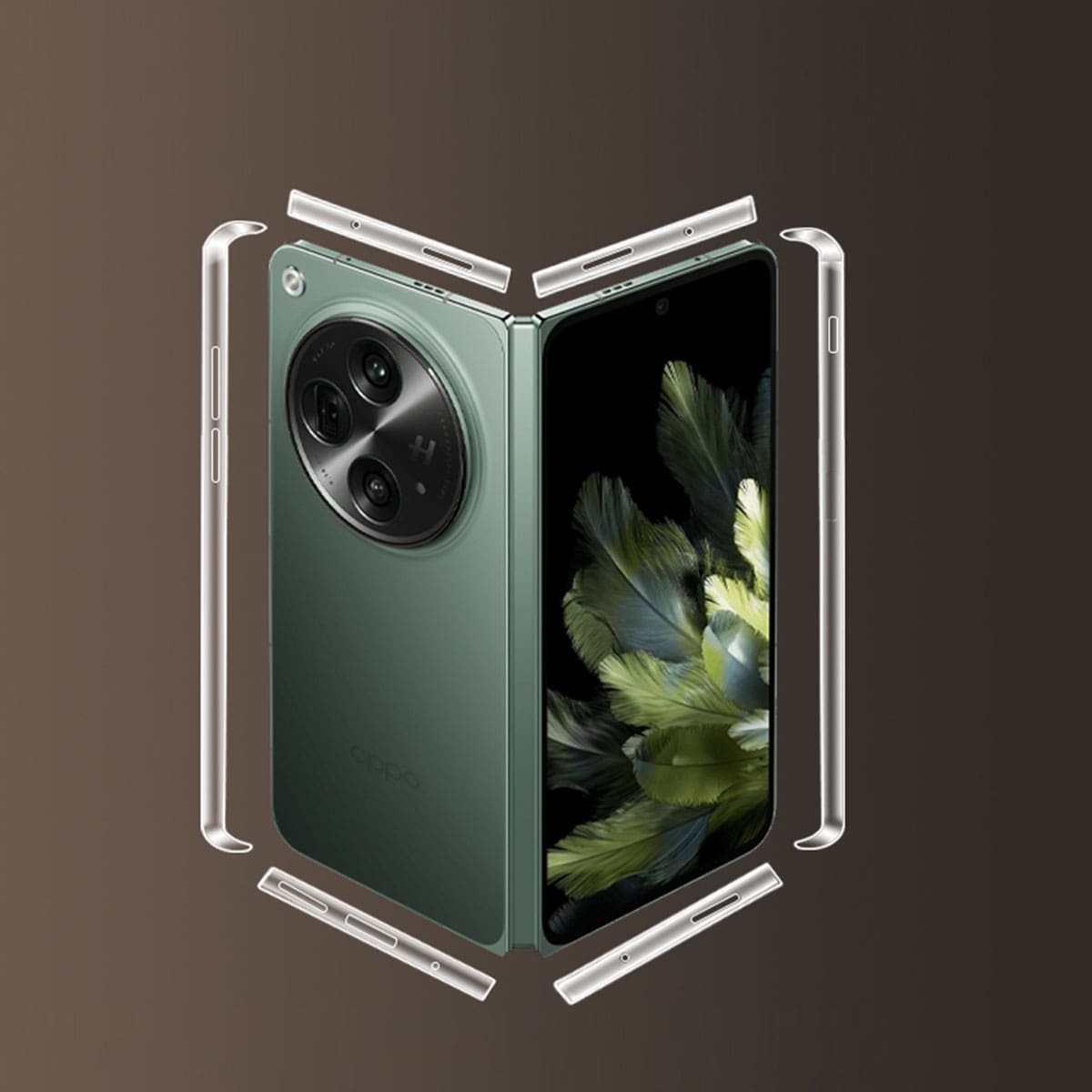 Dán viền Find N3 - Dán bảo vệ khung viền Oppo Find N3 PPF cao cấp dẻo - 2 Bộ