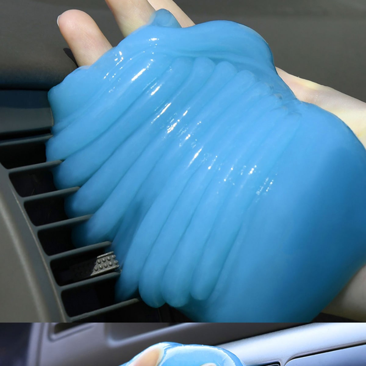 Gel vệ sinh bàn phím máy tính, điều khiển TV, lỗ thông hơi điều hòa, ô tô đa năng Super Clean màu xanh hộp 160 gram