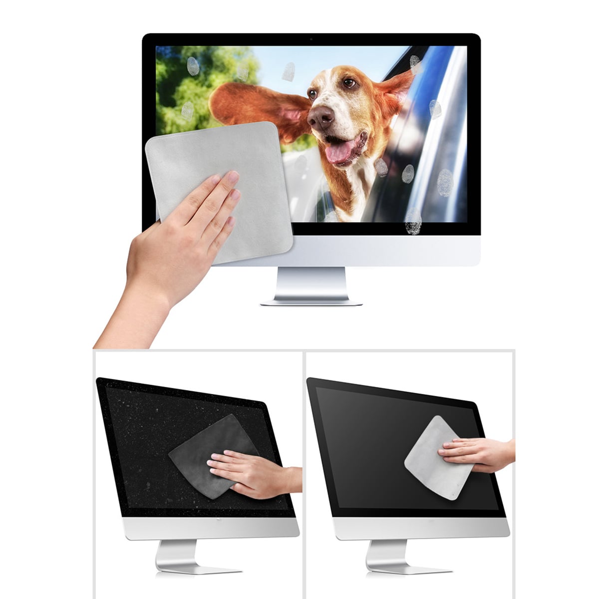 Khăn lau màn hình tivi, điện thoại, laptop, máy tính bảng, Ipad, Macbook, Máy ảnh, đồng hồ, kính mắt